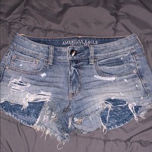 American Eagle Shortie Shorts